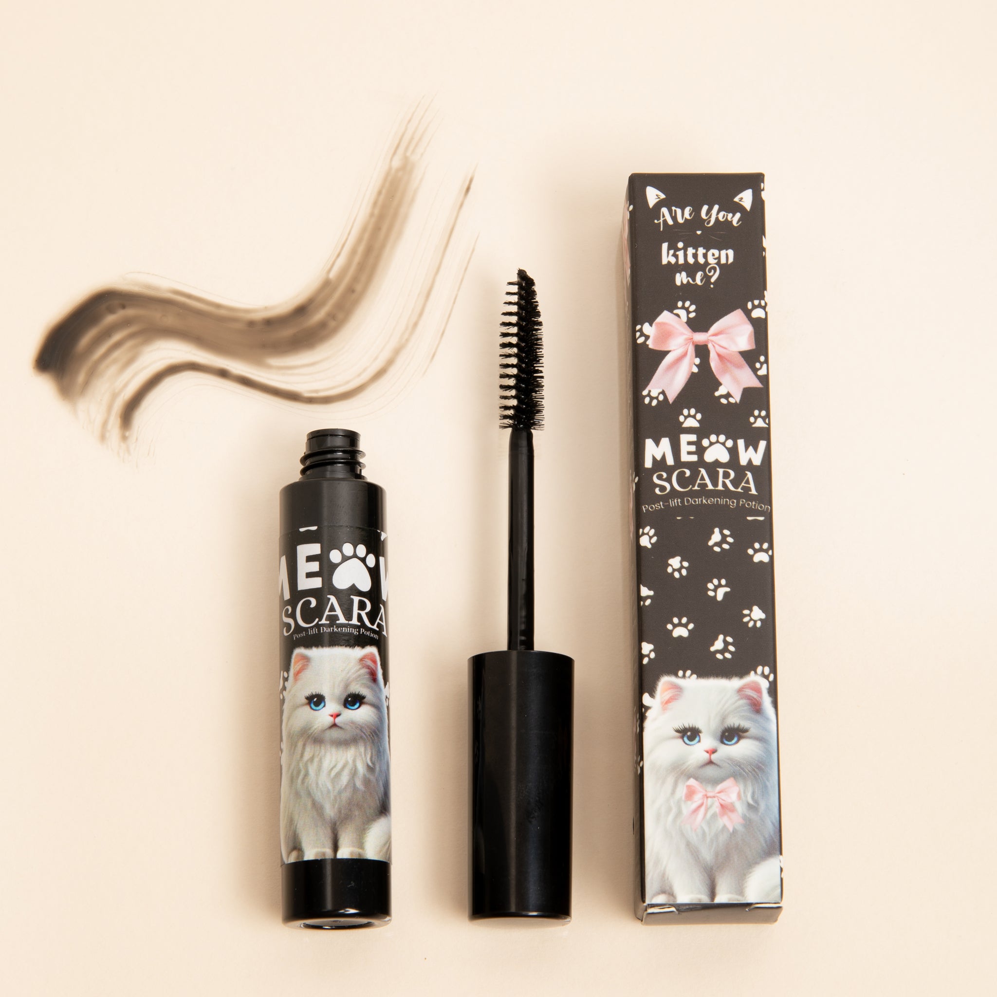MEOWSCARA 🐈‍⬛🐱 (mascara fluido post laminazione)