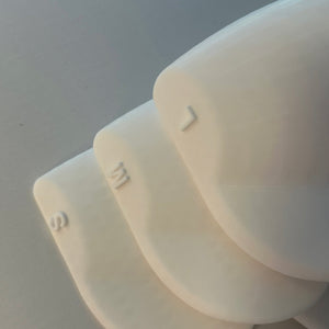 Set bigodini tondi XXL (dimostrazione spessore) 3 pezzi