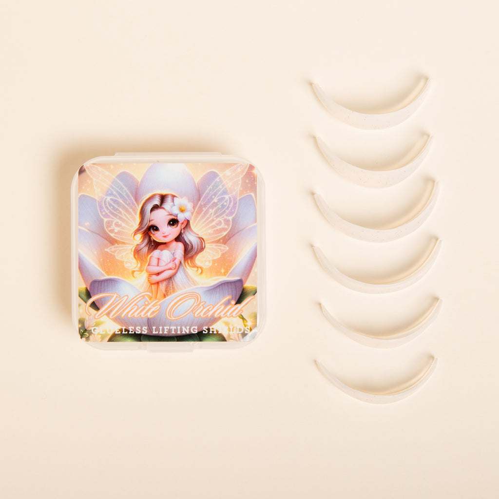 Bigodini Laminazione Ciglia (autoadesivi) WHITE ORCHID 🌼