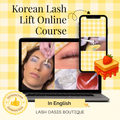 Korean Lash Lift Online Course ~ English Language NEW